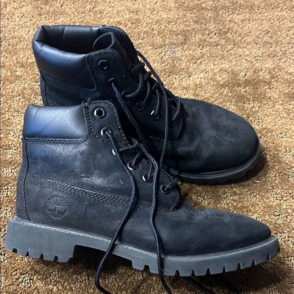 Timberland Men's Dark Leather Boots